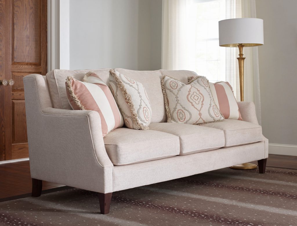 Pink couch Chattanooga Interior Design Tips