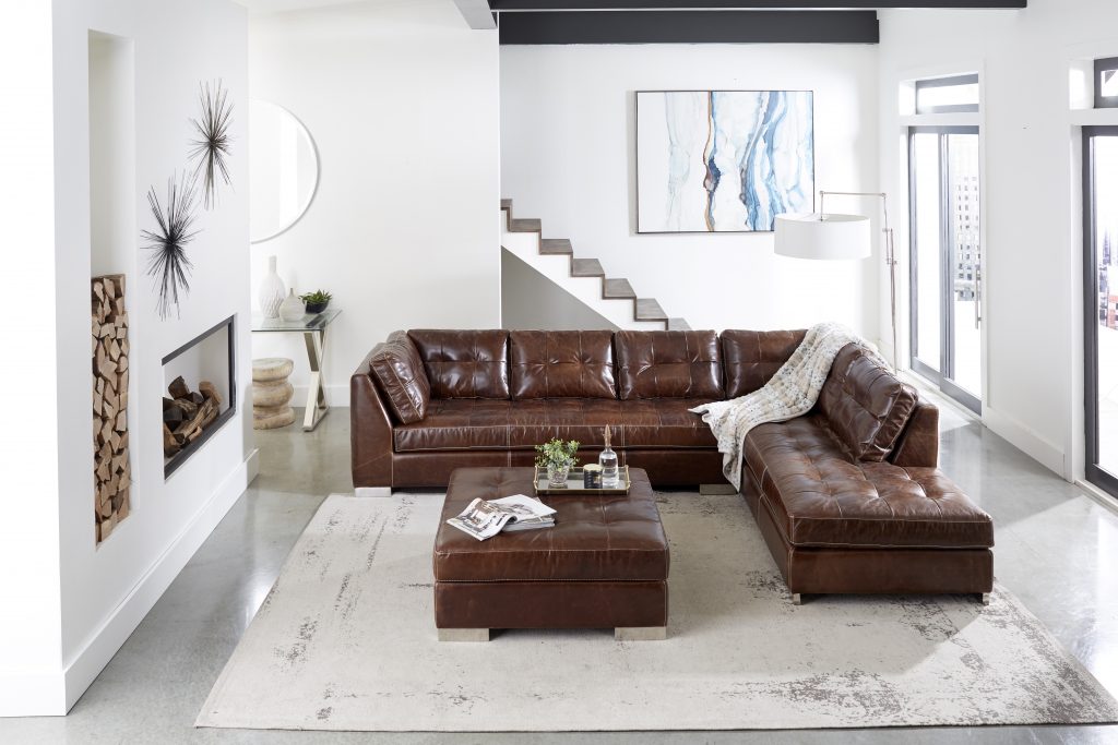 Chattanooga Leather Living Room Furniture Omnia