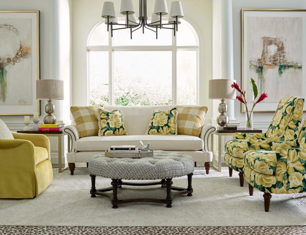 yellow trends for Chattanooga interior design Kincaid Furniture