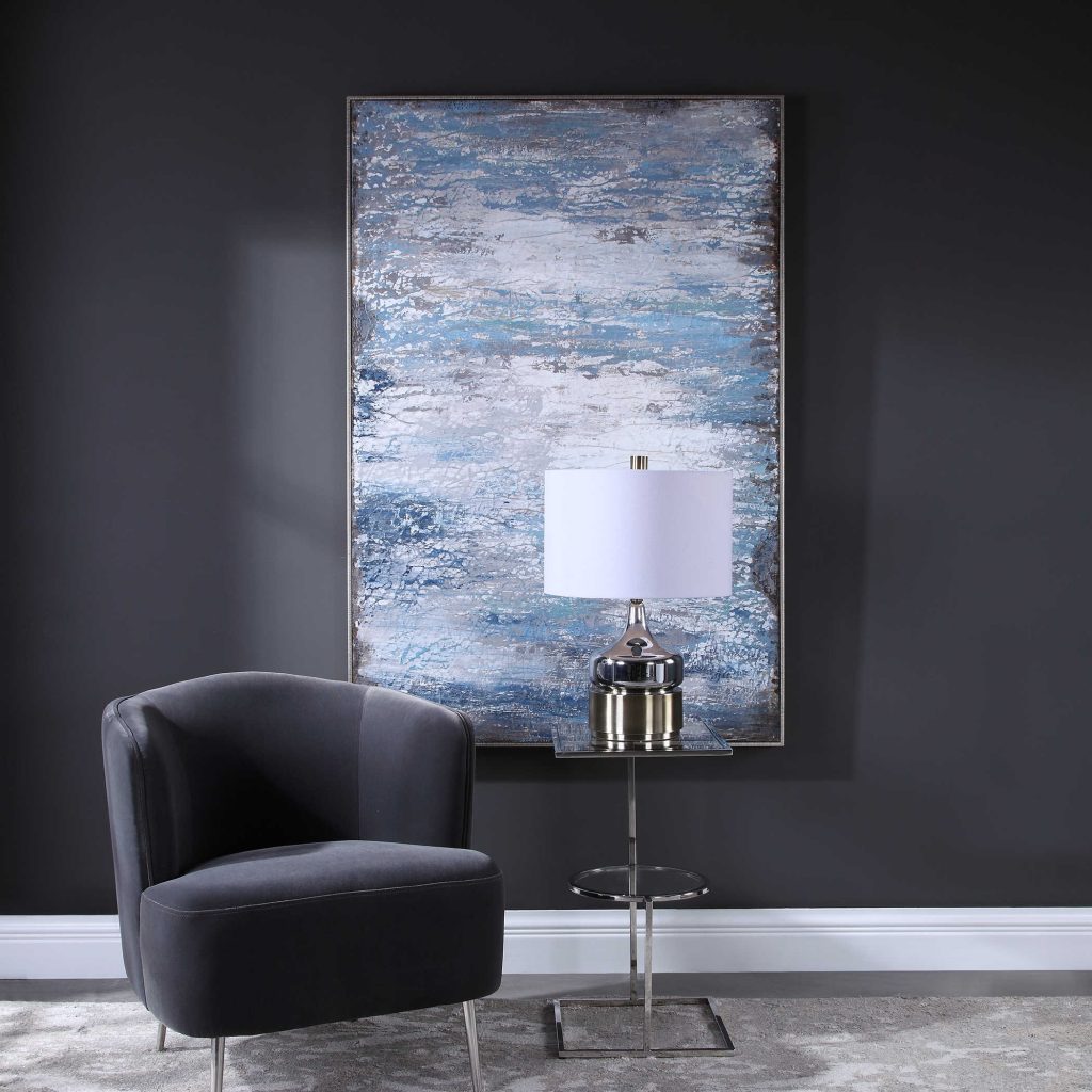 Incorporate the 2020 Pantone Color of the Year, Classic Blue, and transform any interior space with modern wall art.