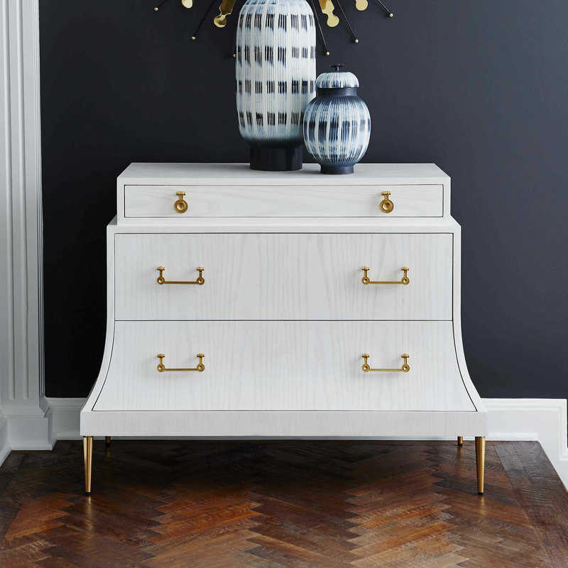 The Uttermost Mansard chest is a stunning choice to glam up any Chattanooga bedroom.