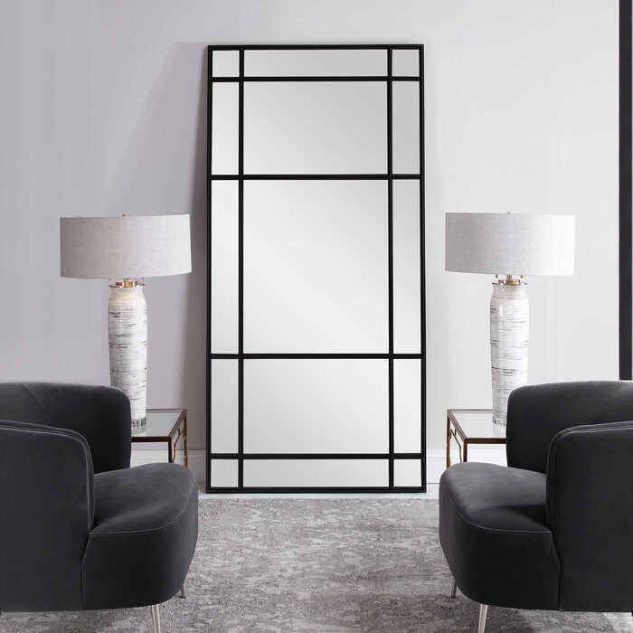 Another way to up your Chattanooga interior design game is with an over-sized mirror like this one by Uttermost furniture.