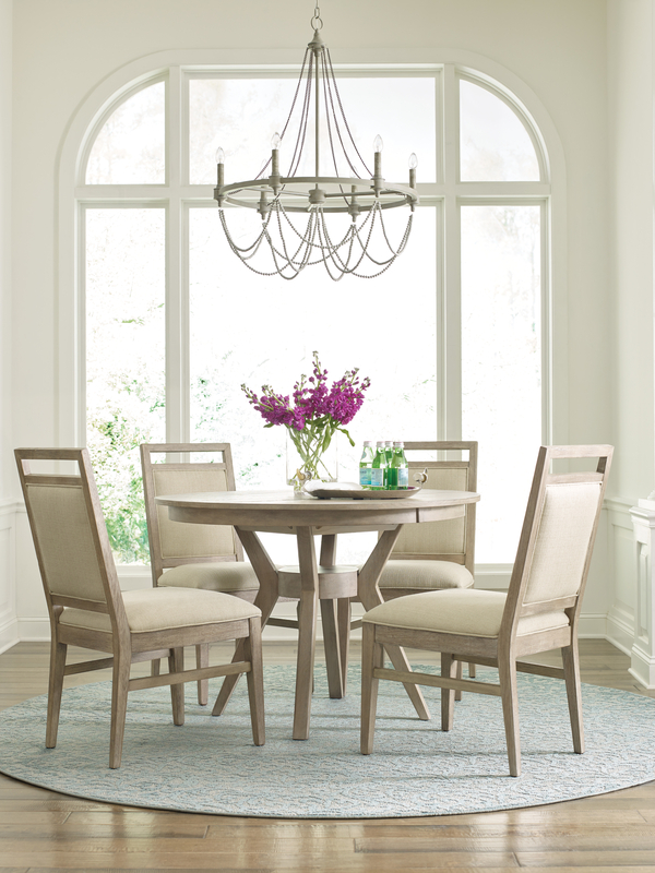 If refined style is what you're after in your Chattanooga dining room set, the Nook table by Kincaid may be just right for you.