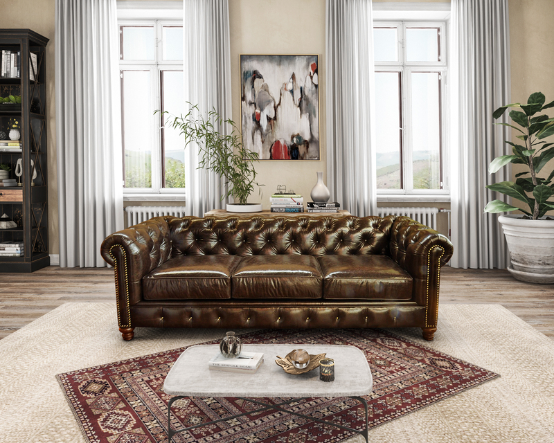 CHATTANOOGA LEATHER SOFAS