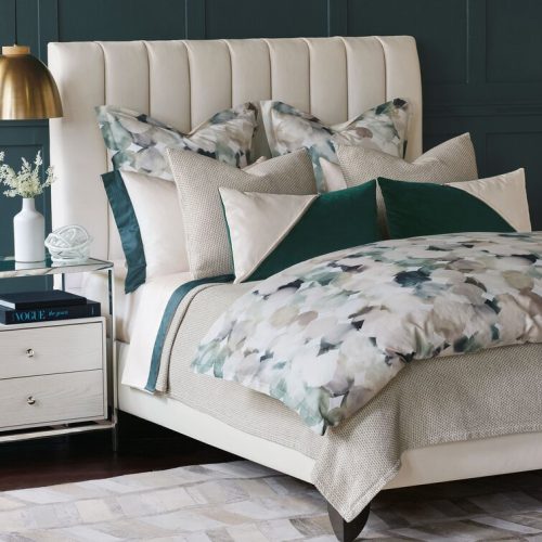 green decor bedding from Eastern Accents