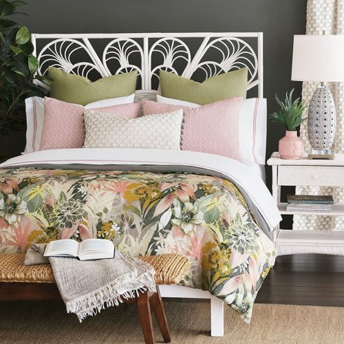 spring home decor floral bedding set from Eastern Accents.