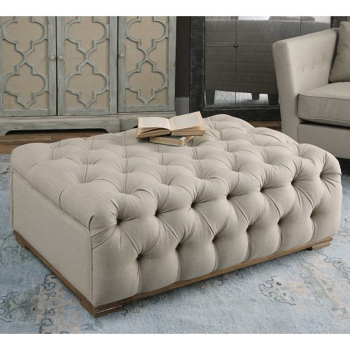 traditional furniture ottoman piece from Uttermost.