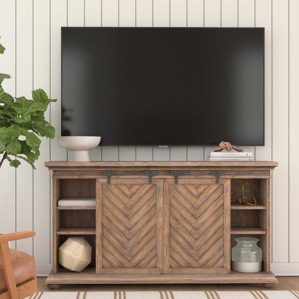 Wood TV Console