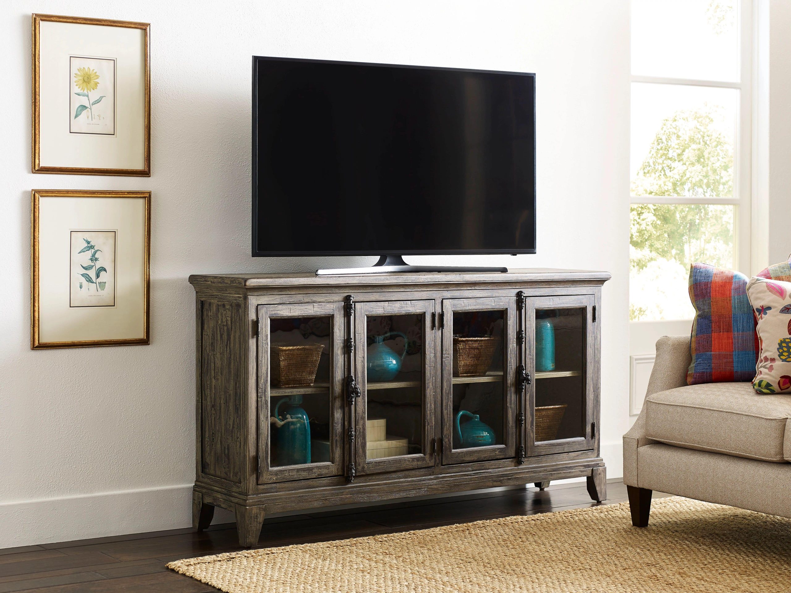 Wood TV Console