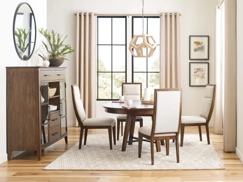 The Abode collection by Kincaid features alder wood furniture for unique charm.