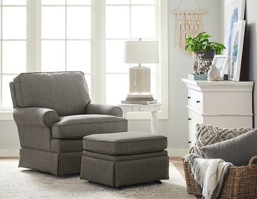 Best Home furniture sold by EF Brannon creates the ultimate guest room design.