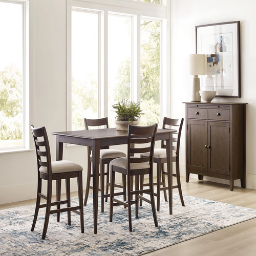 The Mocha Counter Height Table by Kincaid is perfect for a casual dining room.