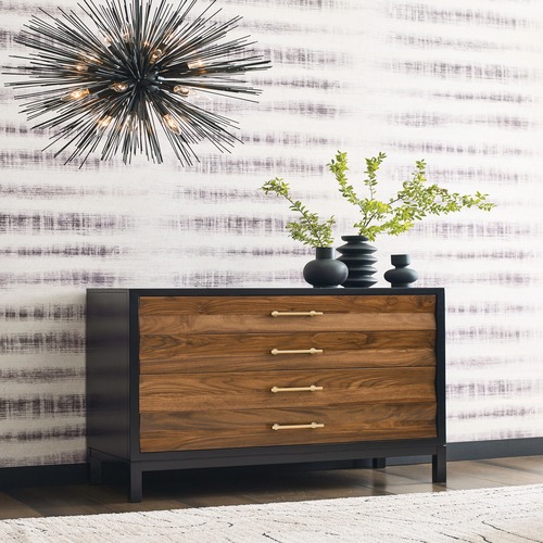 The Backbay accent chest from Kincaid's Monogram collection of solid walnut furniture.