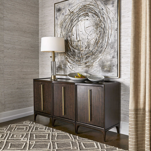 One of Uttermost's sideboards, the Curvature cabinet.