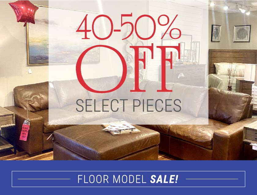 Shop Our Floor Model Furniture Sale E.F. Brannon Furniture