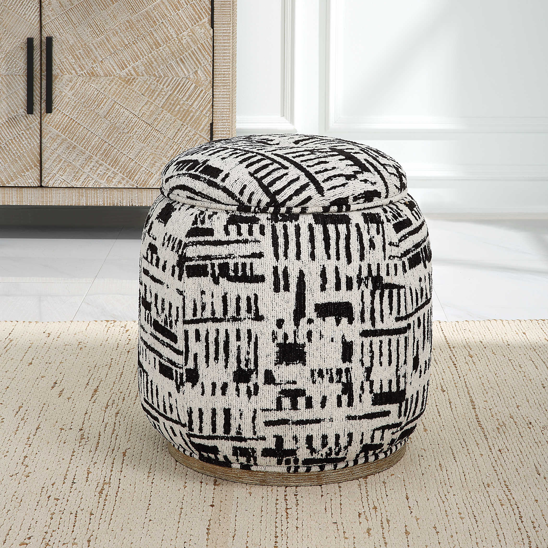 Ottomans are perfect for decorating kids' spaces.