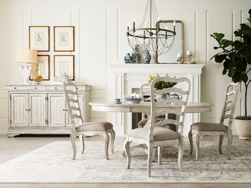 image of styled dining room