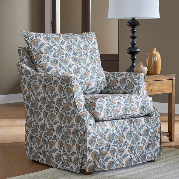 The Annie accent chair features a lovely silhouette that endures the test of time.